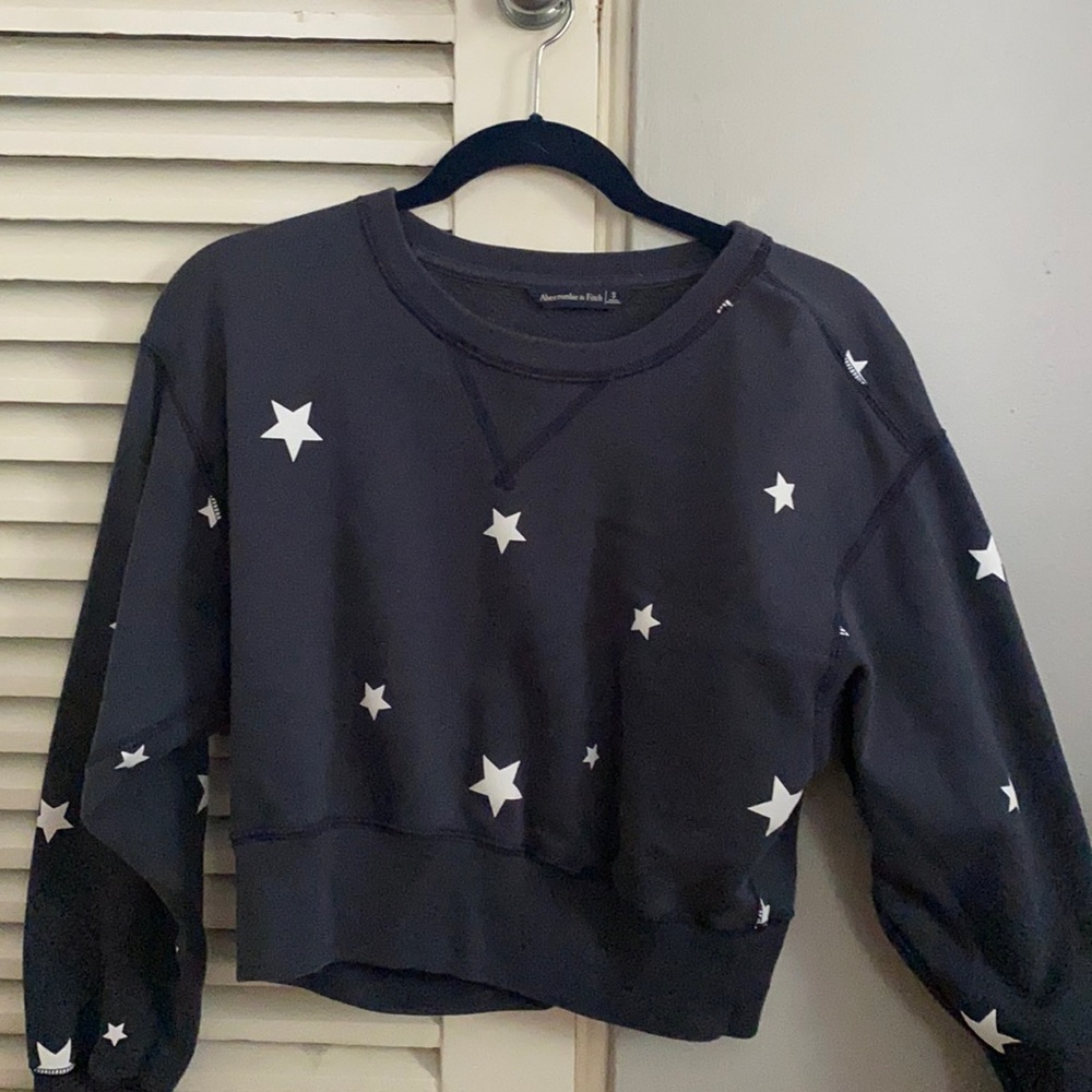 Abercrombie & Fitch Star Cropped Crew